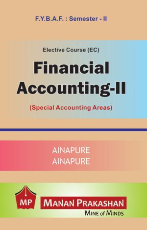 Financial Accounting FYBAF - II Semester II Manan Prakashan
