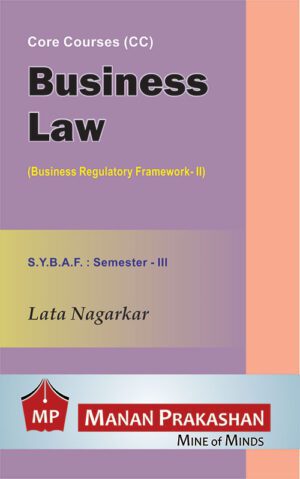 Business Law SYBAF Semester III Manan Prakashan