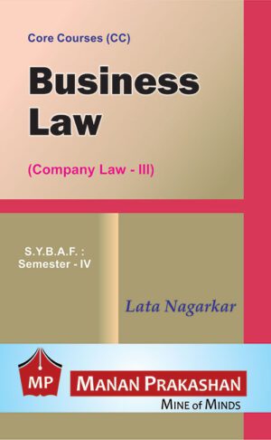 Business Law SYBAF Paper III SYBAF Manan Prakashan Company Law - Paper III Semester IV