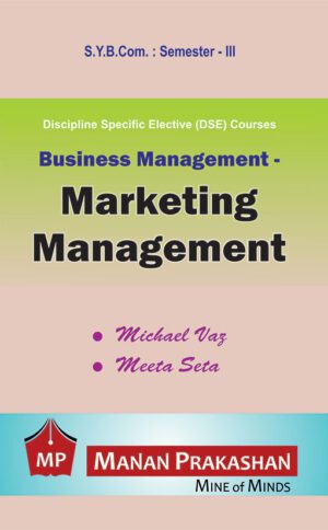 Marketing Management SYBCOM Semester III Manan Prakashan