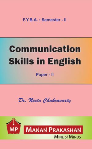 Communication Skills in English II FYBA Semester II Manan Prakashan