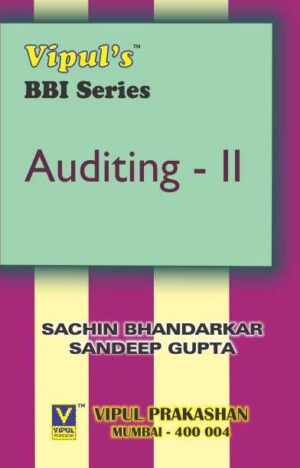 Auditing TYBBI Semester VI Vipul Prakashan